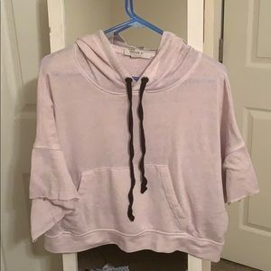 Pink oversized hoodie
